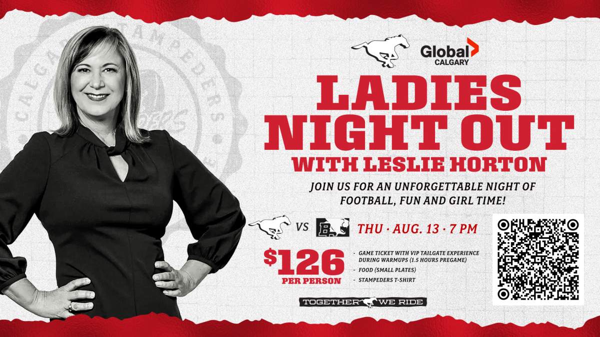 Stampeders Ladies Night Out with Global Calgary's Leslie Horton