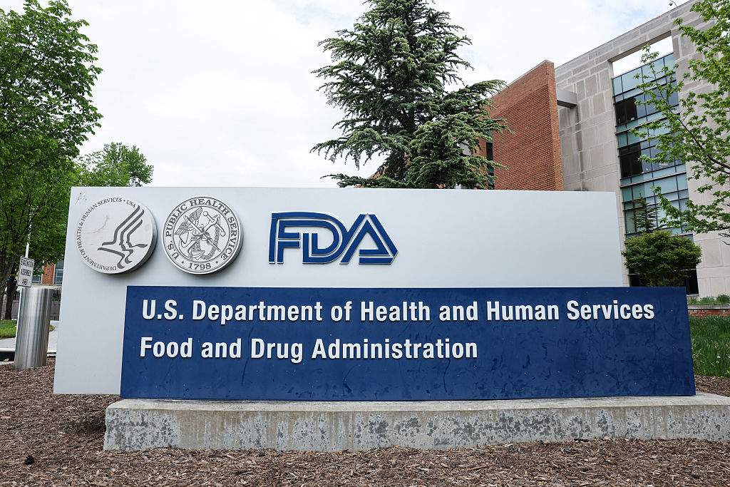 Signage outside the U.S. Food and Drug Administration headquarters in Silver Spring, Md., on April 28, 2026.