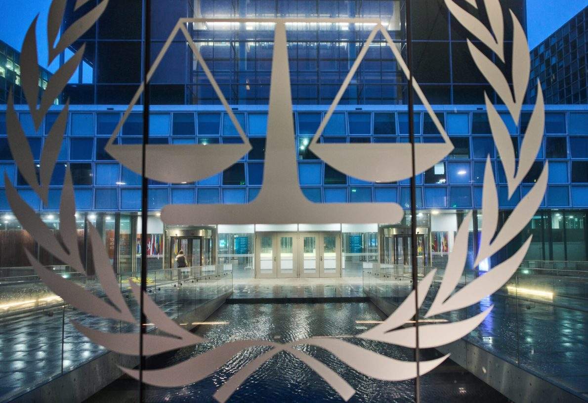 FILE - The International Criminal Court (ICC) is seen on Dec. 9, 2025, in The Hague, Netherlands. 