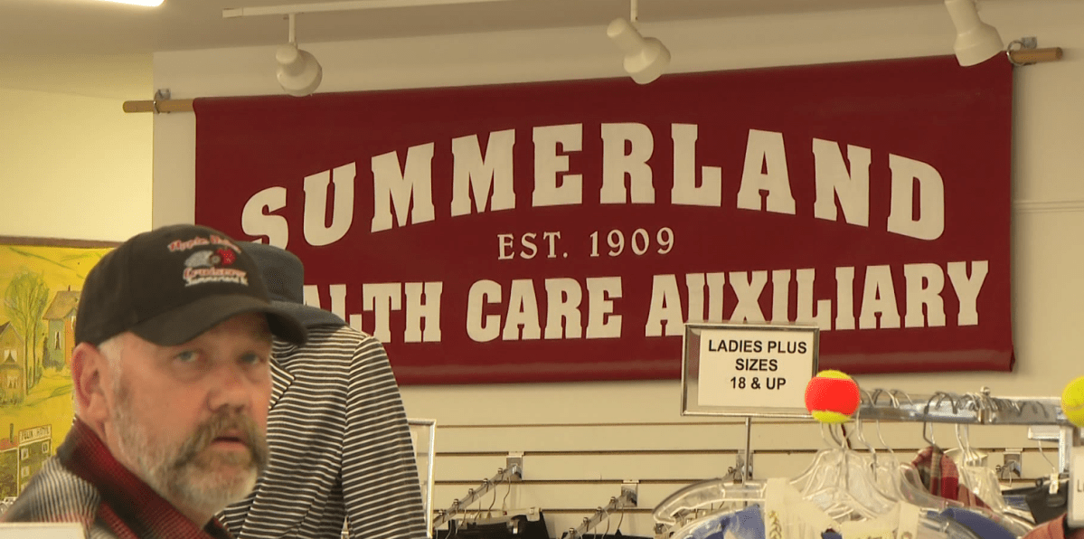 Inside theSummerland Health Auxiliary Thrift Shop