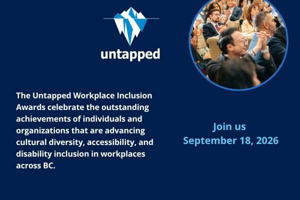 Untapped Workplace Inclusion Awards 2026 proudly supported by Global BC - image