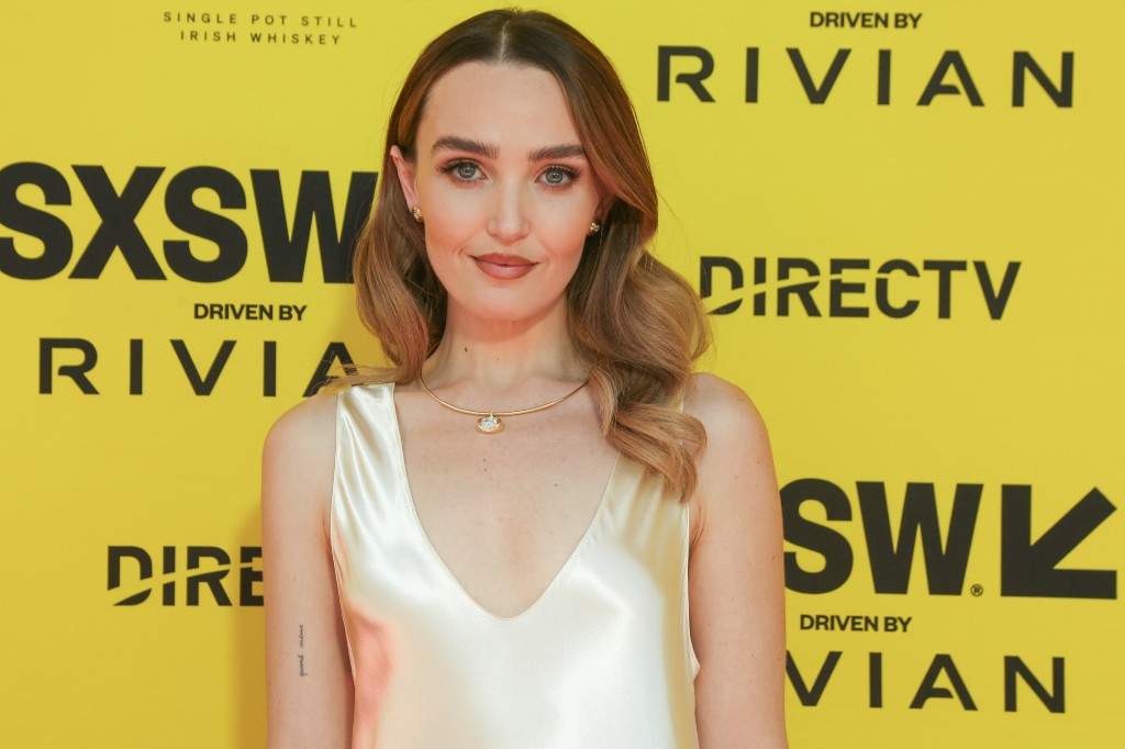 Chloe Fineman arrives for the world premiere of 'Summer of 69' at the Paramount Theatre during the South by Southwest Film Festival on Thursday, March 13, 2025, in Austin, Texas.