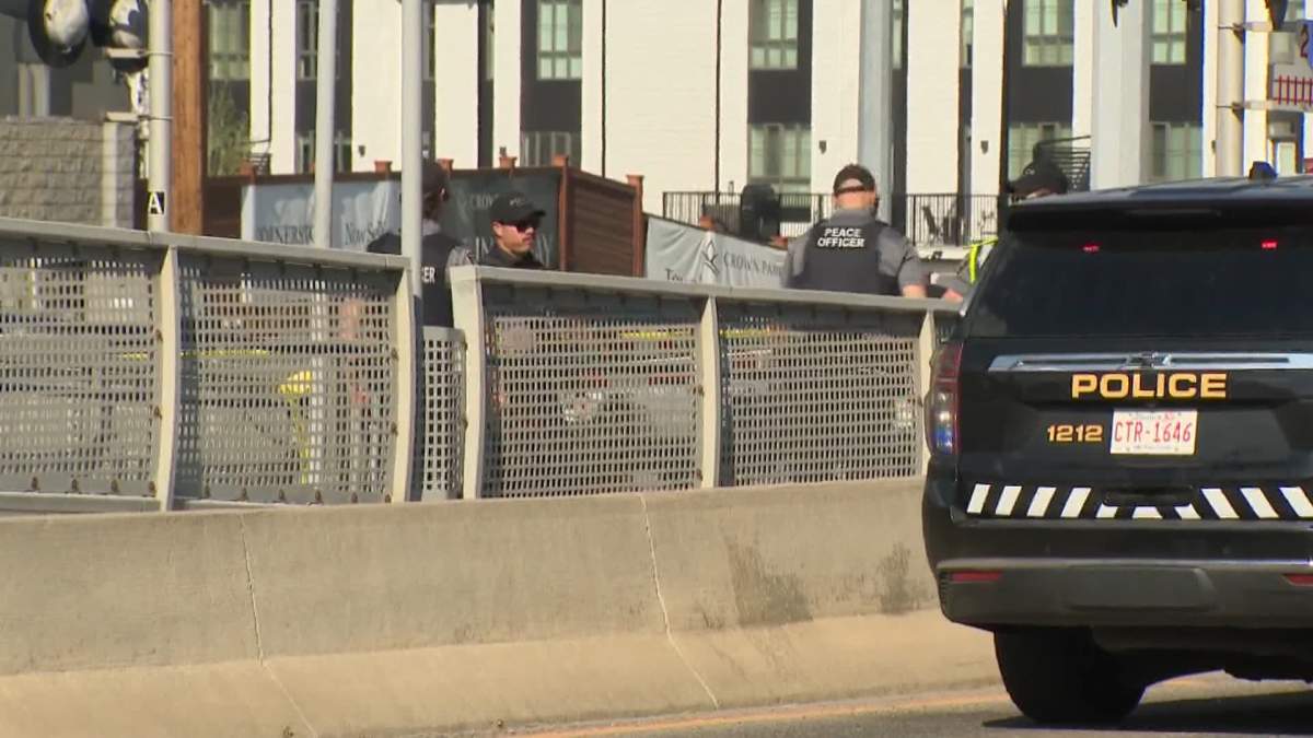 Calgary Police said the victim walked into a prohibited area at the Shaganappi CTrain Station when she was struck by a CTrain.