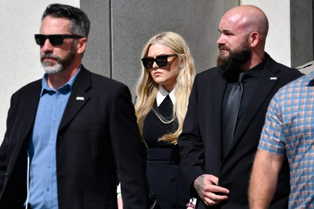 FILE: Erika Kirk leaves the Fourth District Courthouse, Monday, July 6, 2026, in Provo, Utah, after a hearing for Tyler Robinson, accused in the fatal shooting of Charlie Kirk.