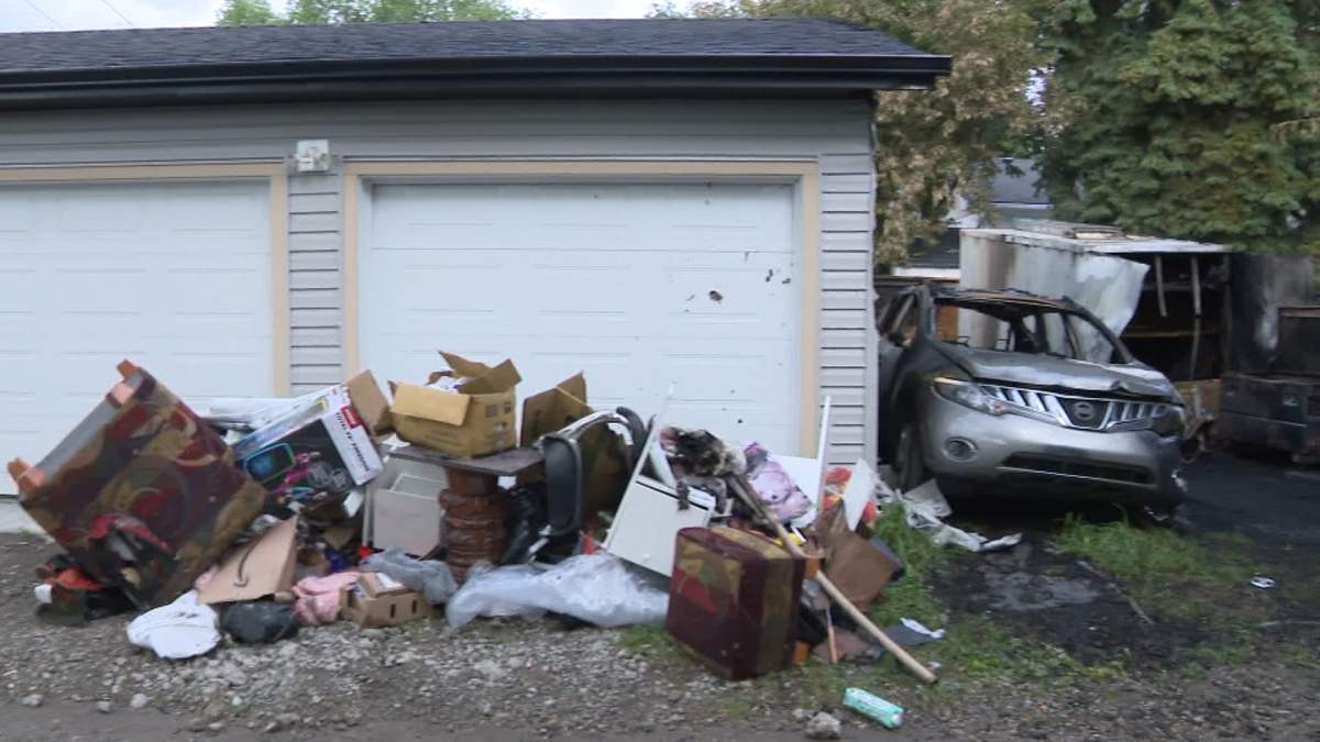 The second fire caused significant damage to a double detached garage and a vehicle that was parked next to it.