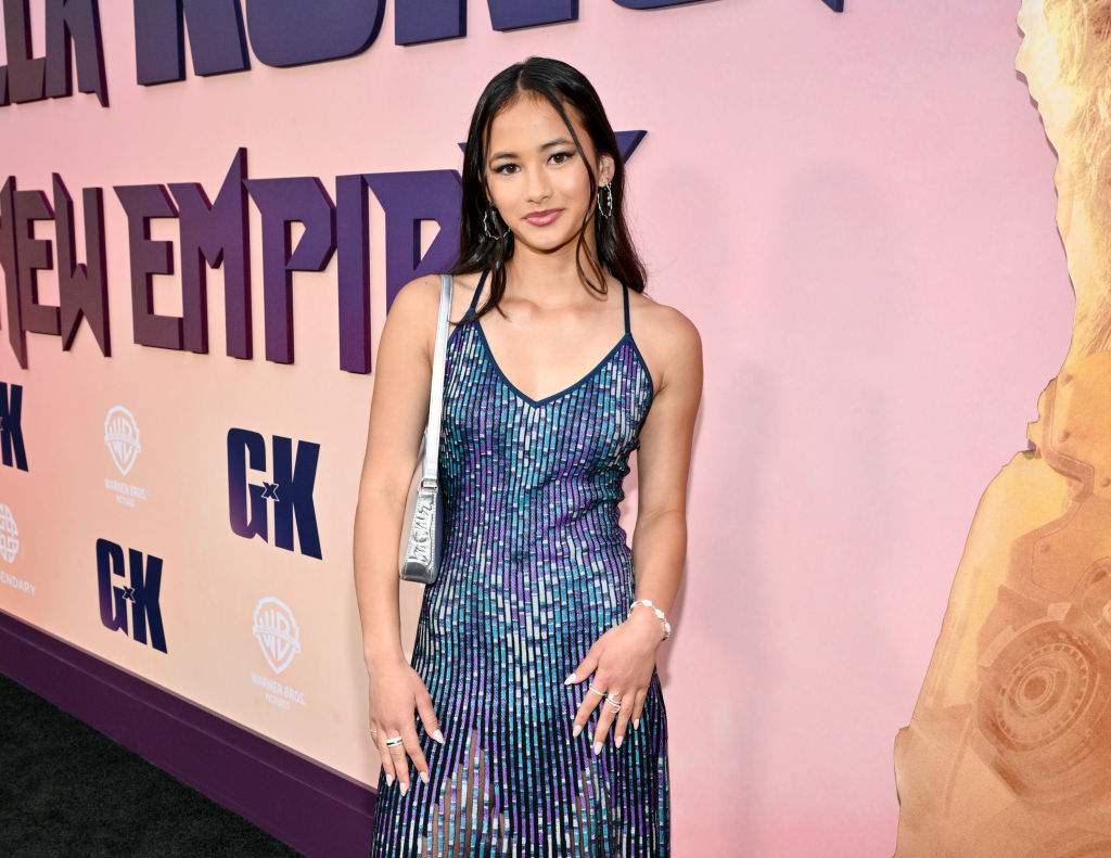 Kaylee Hottle at the world premiere of "Godzilla x Kong: The New Empire" held at TCL Chinese Theatre on March 25, 2024 in Los Angeles, California.
