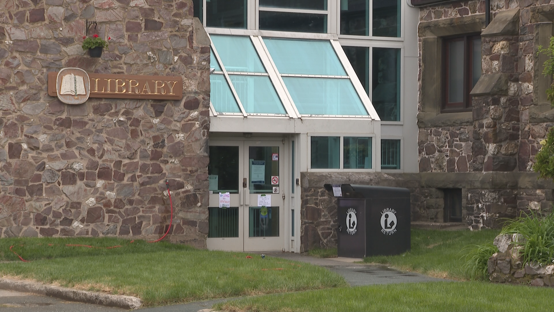 The Kentville library in Kentville, N.S. was one of five branches slated for closure this month.