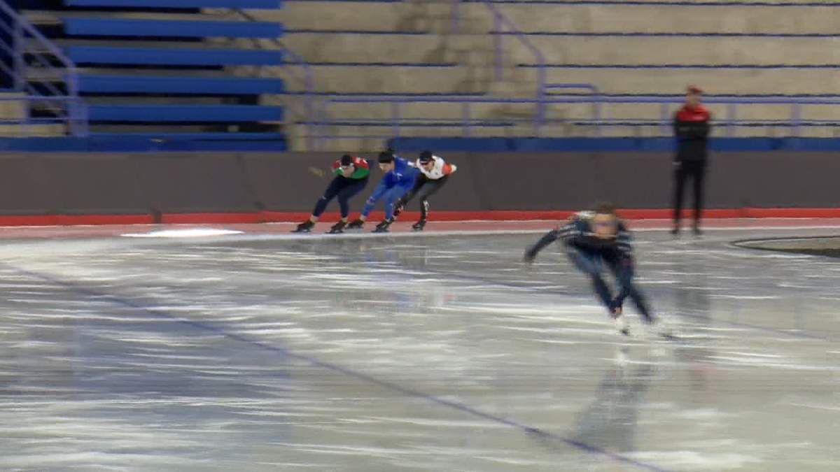 With help from Calgary's altitude and dry climate, more than 300 speedskating world records have been set at the oval by Canadian and international skaters.