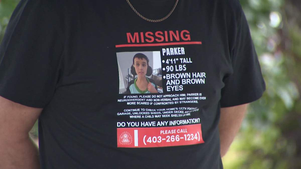 According to police, Parker is neurodivergent and non-verbal and may become even more scared if confronted by strangers. If anyone does see him, they are being told to not approach him, but keep him in sight and call 9-1-1 immediately.