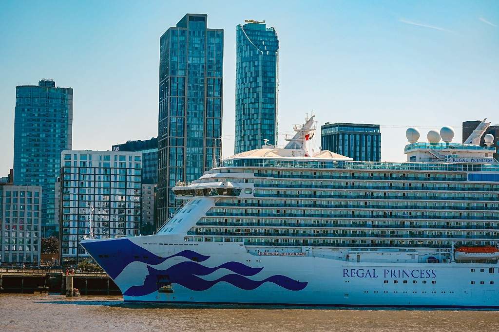 A file photo of the cruise liner, Regal Princess berthed in Liverpool on the River Mersey, as the third heatwave of the summer hits the UK with temperatures expected to remain high over the weekend. Picture date: Saturday July 12, 2025.