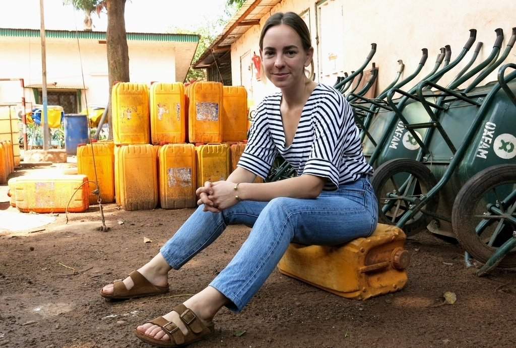 Lily-Madeleine Seguin, a public health promotion advisor with Oxfam's global humanitarian team, is photographed on humanitarian aid deployment, in this undated handout photo. THE CANADIAN PRESS/Handout - Lily-Madeleine Seguin (Mandatory Credit).