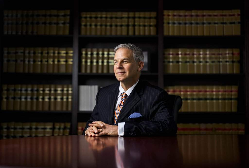 Federal Court Chief Justice Alan Diner is shown in his office in Ottawa, on Friday, Aug. 28, 2026. 