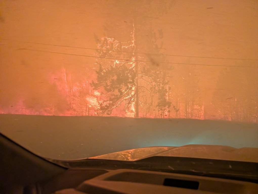 The Bald Range wildfire west of Summerland, B.C., is shown in this Friday handout photo. THE CANADIAN PRESS/Handout — B.C. Wildfire Service