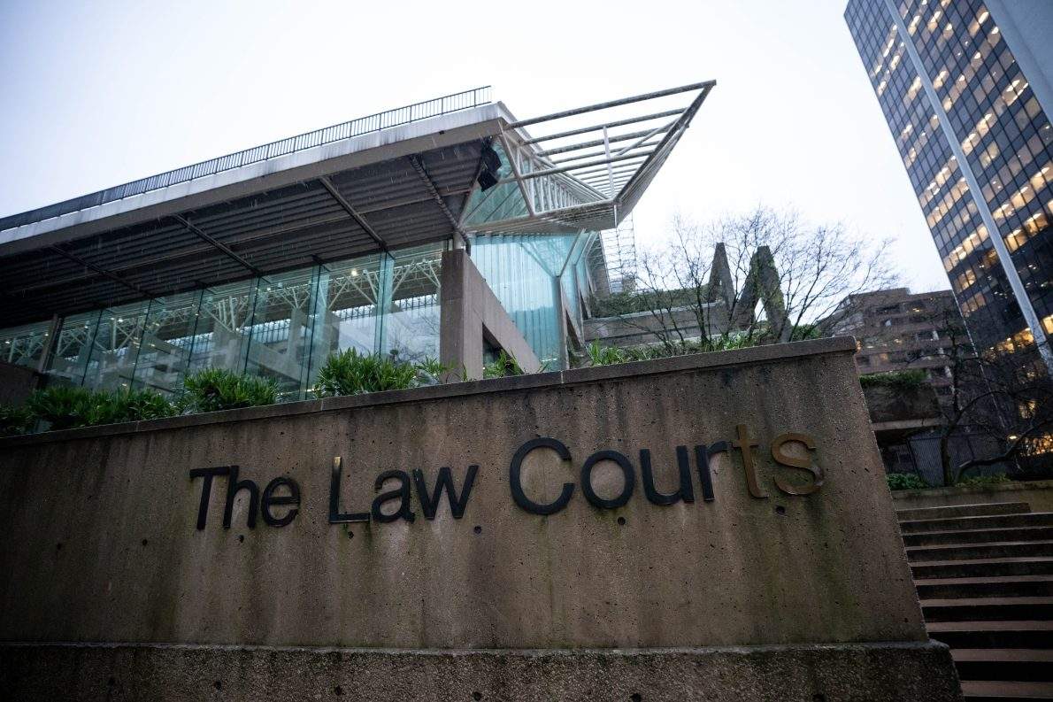 FILE - The Law Courts building, which is home to B.C. Supreme Court and the Court of Appeal, is seen in Vancouver, on Monday, January 12, 2026. 