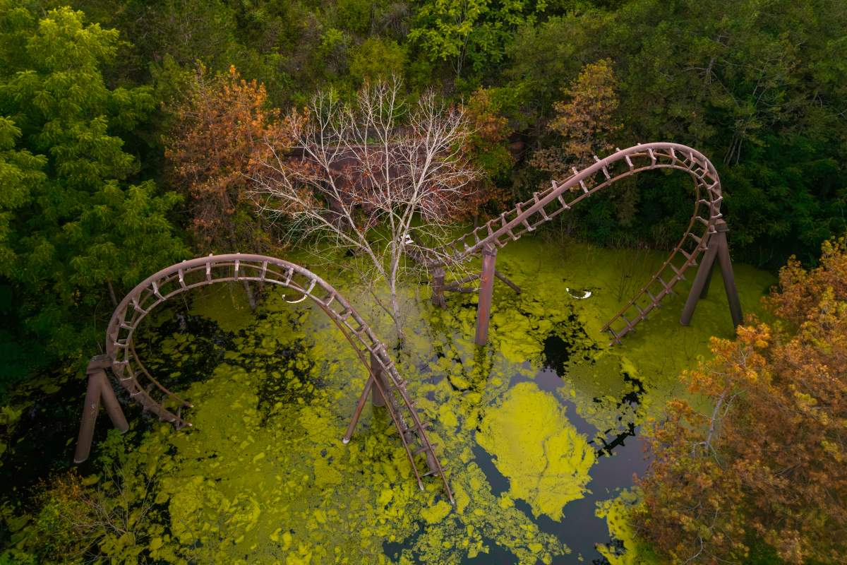The attraction “Dragon Mountain” at Marineland in Niagara Falls Ontario Canada on Monday, Aug.3, 2026.