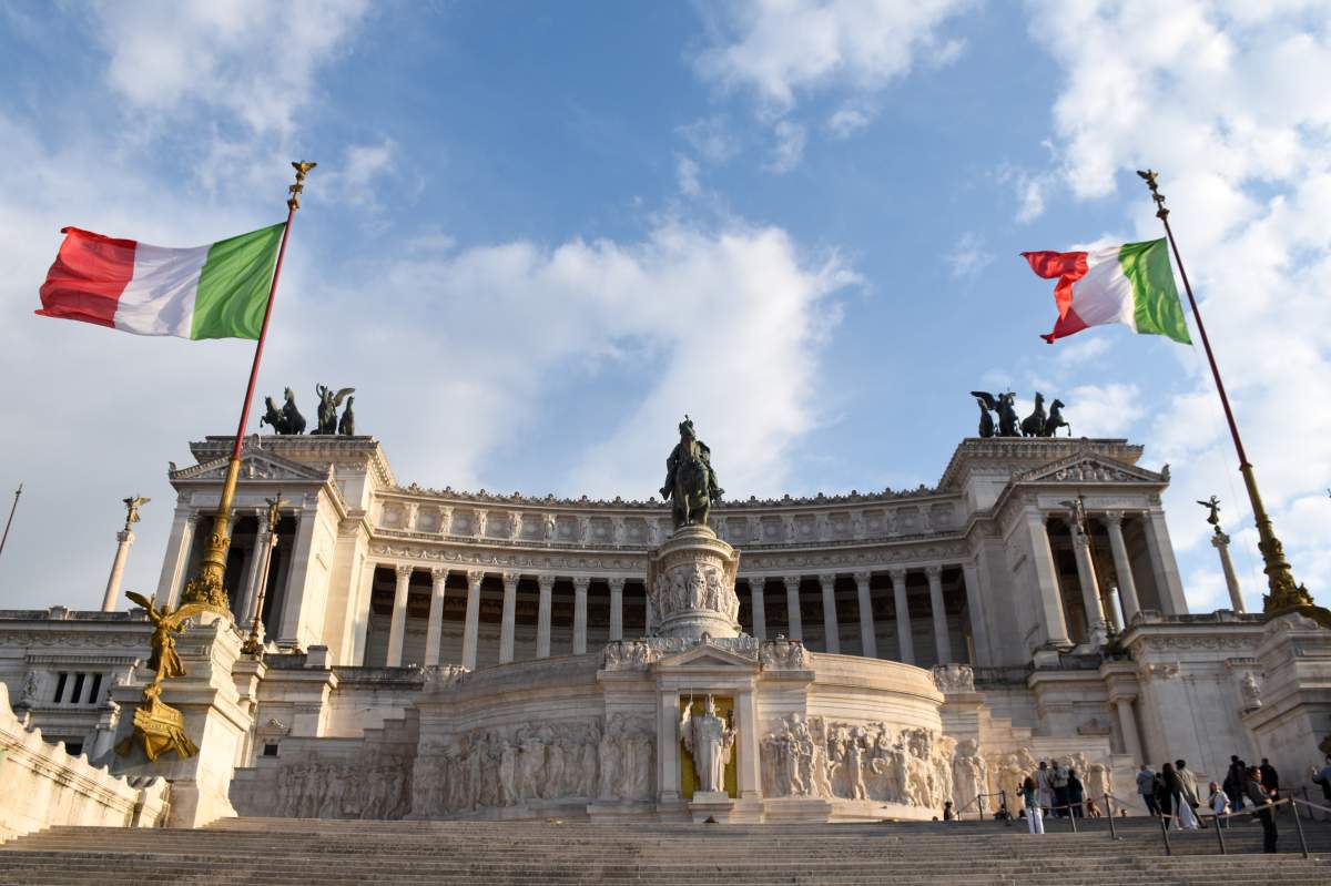 ITALY, ROME - MARCH 23, 2026: A view of the Victor Emmanuel II National Monument on Piazza Venezia  .