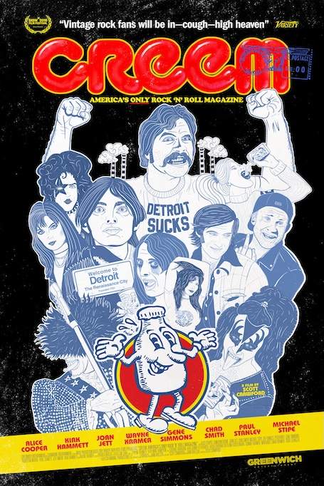 A poster for music magazine, CREEM. 