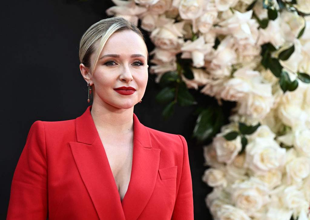 Hayden Panettiere arrives at the premiere of "Blonde" held at the TCL Chinese Theatre on September 13, 2022 in Los Angeles, California.