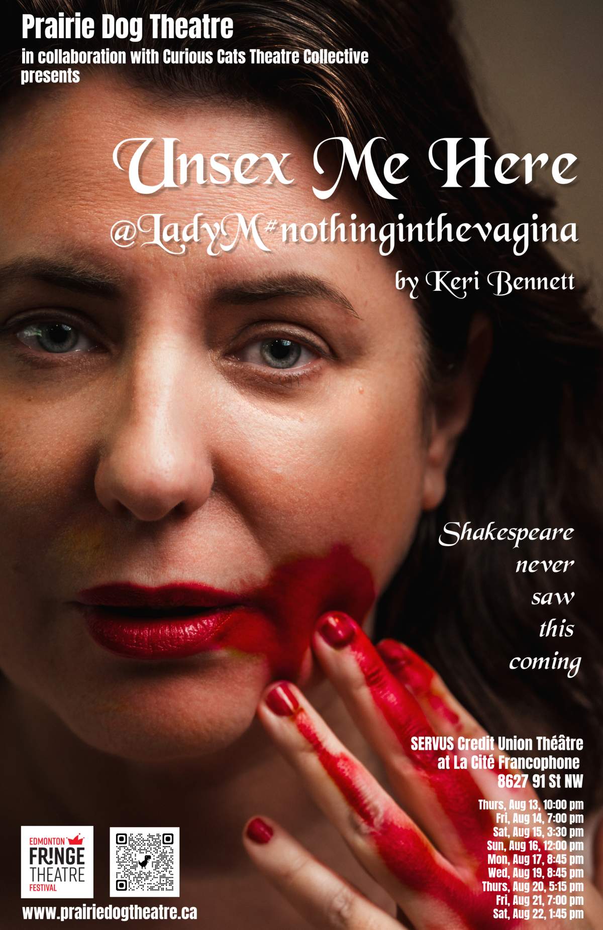 Vancouver Fringe – Unsex Me here @Lady M - image