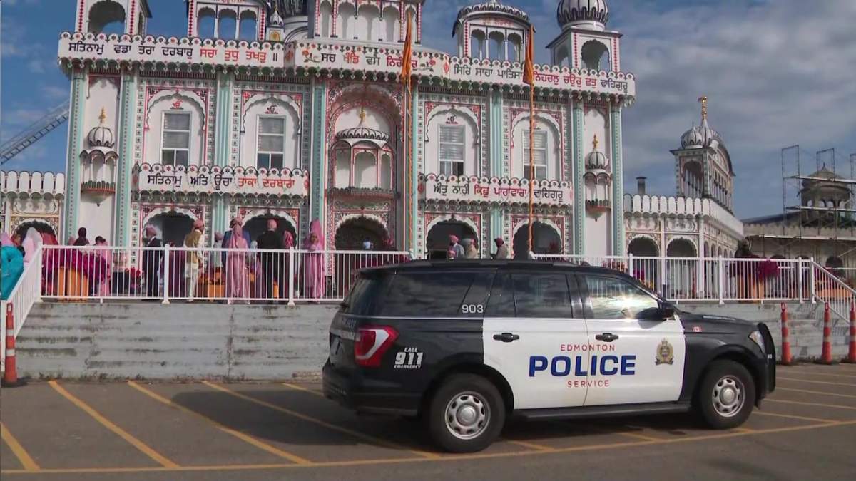 Two men were stabbed during morning prayers at the Nanaksar Sikh gurdwara on the northeastern outskirts of Edmonton on Friday, August 21, 2026.