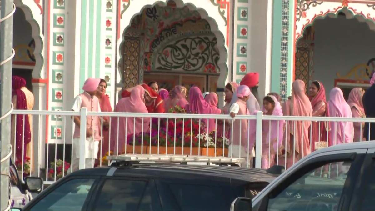 Two men were stabbed during morning prayers at the Nanaksar Sikh gurdwara on the northeastern outskirts of Edmonton on Friday, August 21, 2026.
