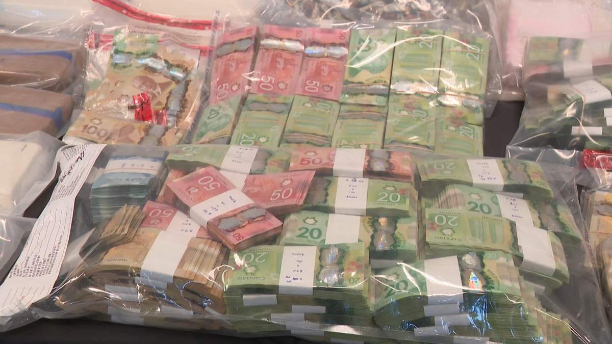 ALERT said the nearly $1.2 million in cash seized by investigators was the largest amount in ALERT's 20-year history.