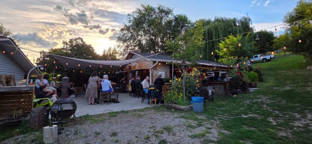 The music venue on the property was also burned in the Bald Range fire.