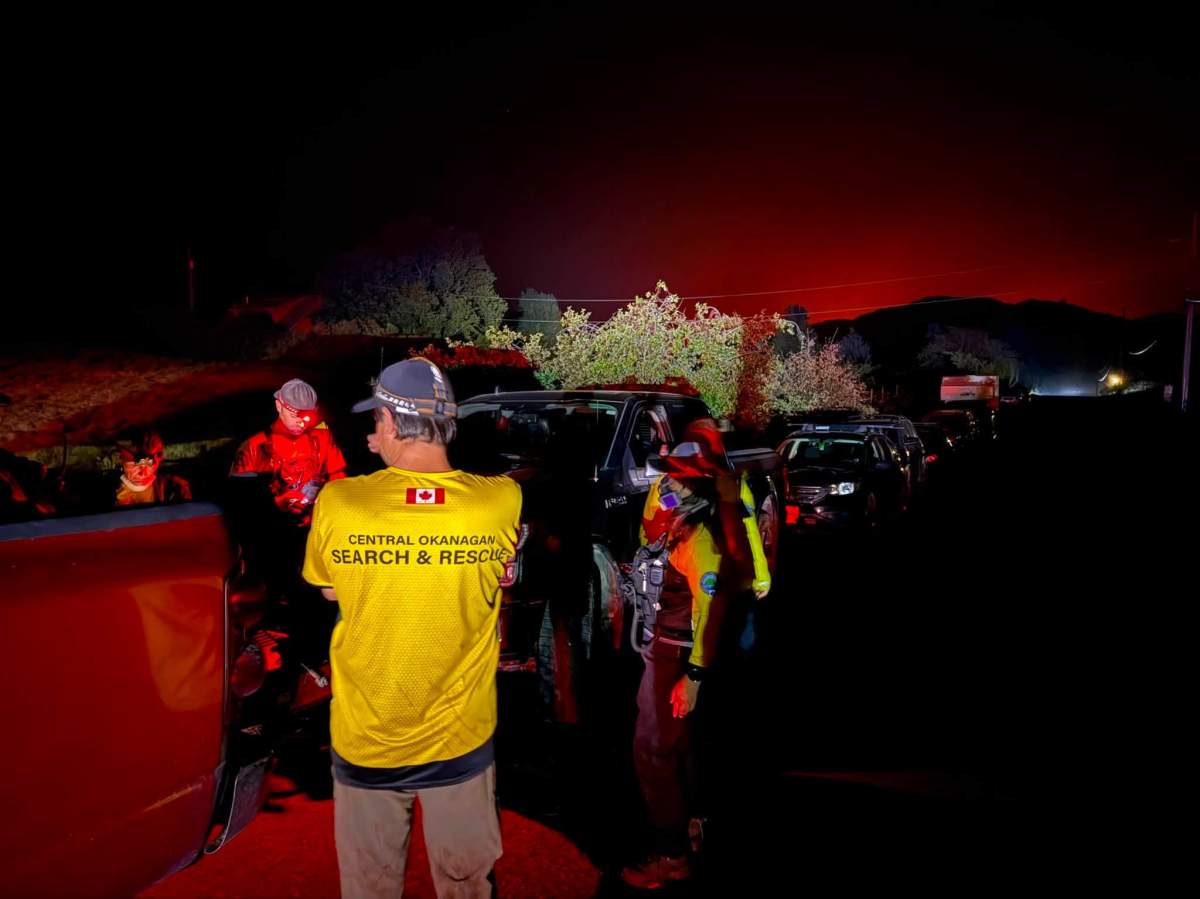 Central Okanagan Search and Rescue were called in to help early on Saturday morning.