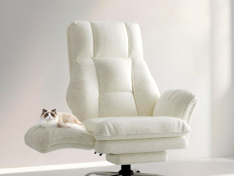 Gloriously cushy in appearance, these pieces stand out from your standard, narrow-width designs.