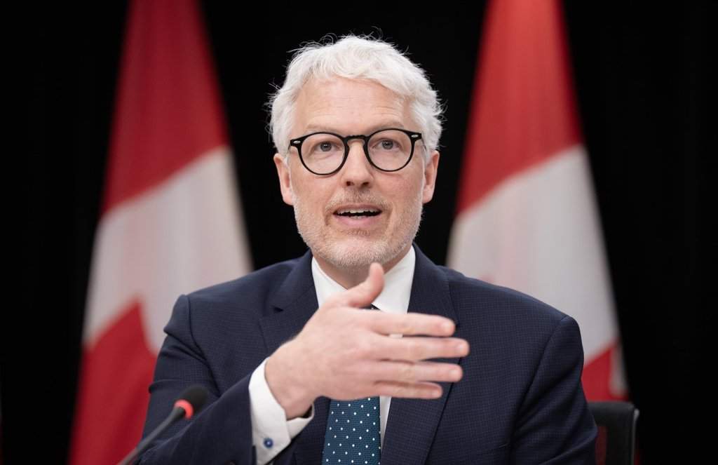 FILE - Privacy Commissioner Philippe Dufresne responds to a question during a news conference in Ottawa, Wednesday, May 6, 2026. 