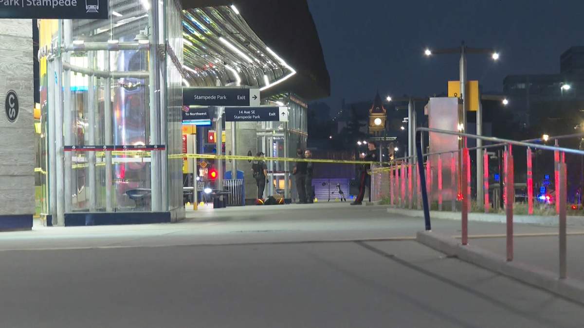 Investigators said the two men appear to have been shot following an argument that started on a CTrain, then spilled over to the CTrain platform.