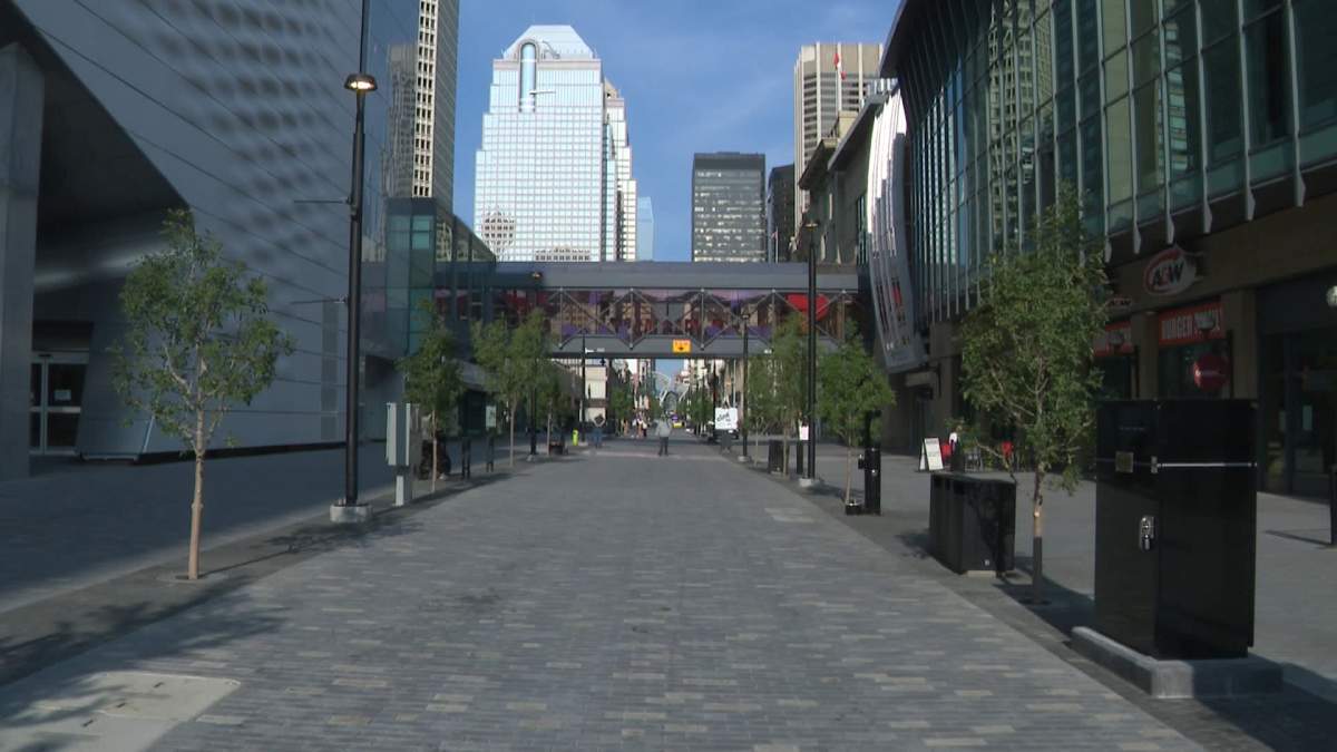 Despite its location in the heart of downtown Calgary, concerns over public safety and social disorder mean at times, there aren't many people to be seen along some parts of Stephen Avenue.