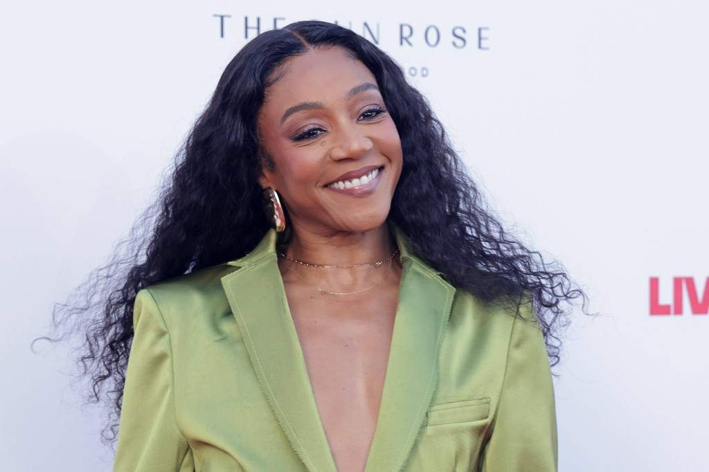 Tiffany Haddish attends the 7th Annual Jam For Janie GRAMMY Awards Viewing Party at Hollywood Palladium on February 1, 2026.