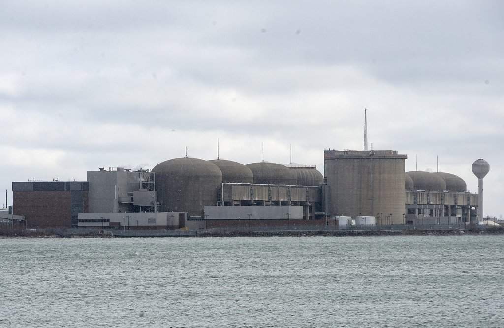 The Pickering Nuclear Generating Station, in Pickering, Ont., is seen Sunday, Jan. 12, 2020. 