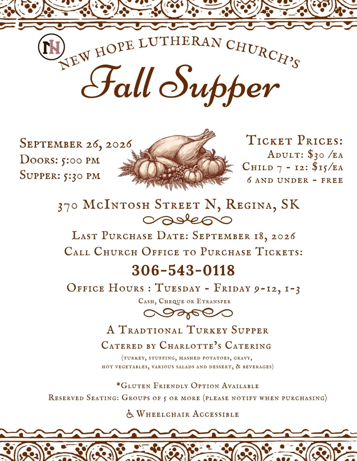 New Hope Lutheran Church’s Fall Supper - image