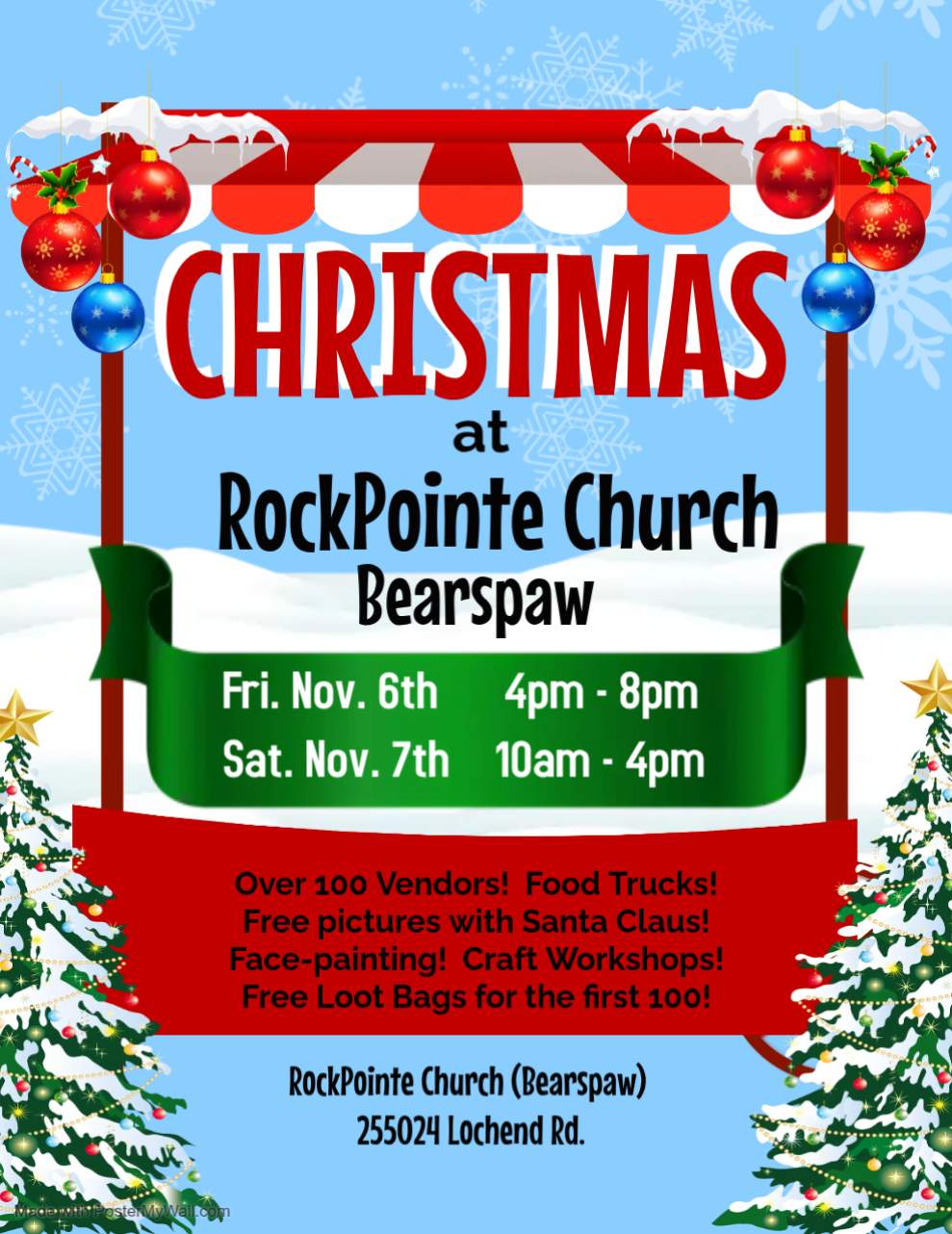 2nd Annual Christmas at RockPointe Church Market – Bearspaw - image