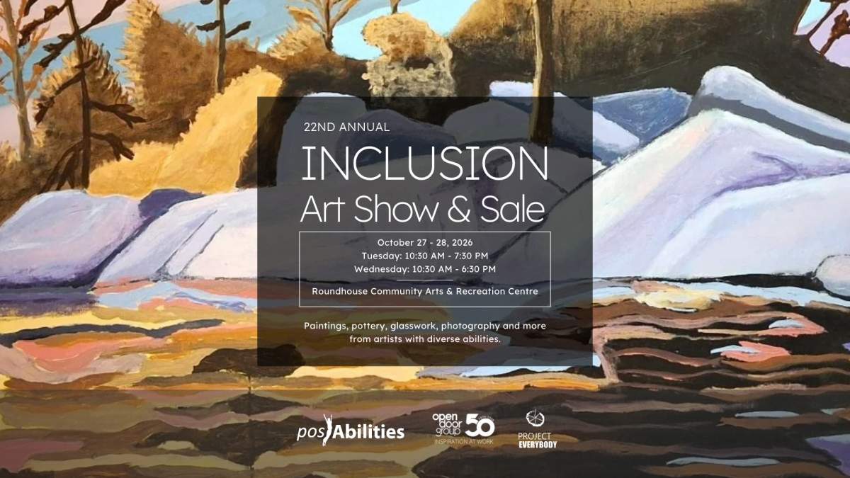 posAbilities’ 22nd Annual INCLUSION Art Show & Sale - image
