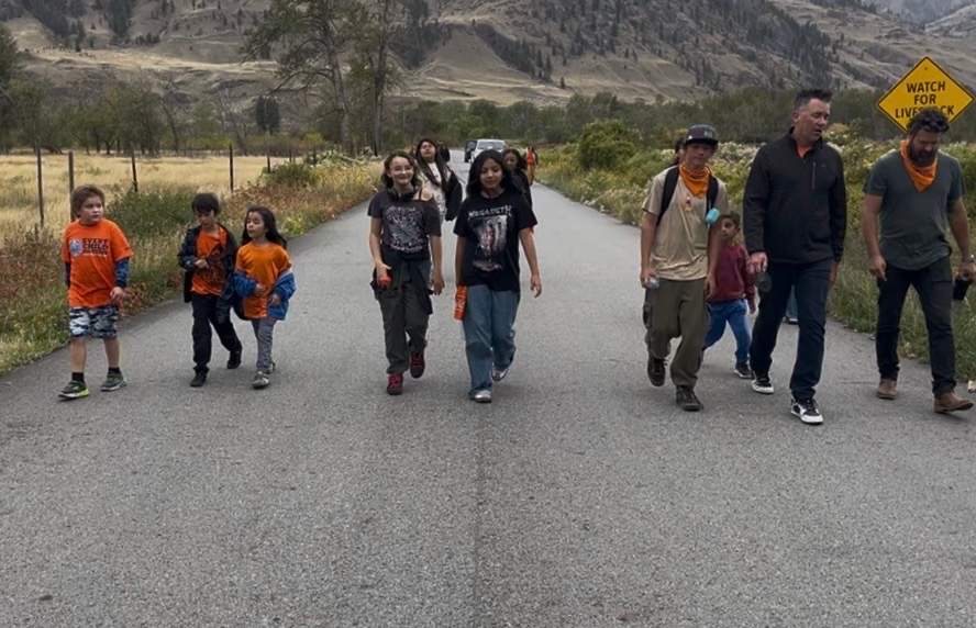 A Truth and Reconciliation walk was held on Sept. 29 on Lower Similkameen Indian Band (LSIB) land near Keremeos. The LSIB holds the community walk so individuals can spend Truth and Reconciliation Day in the way they choose.