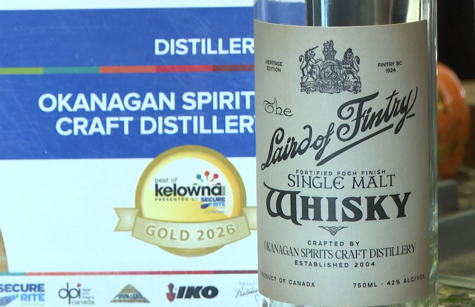 Laird of Fintry single malt whisky which Okanagan Spirits only could make 5000 bottles and now opened a lottery for a chance to buy one