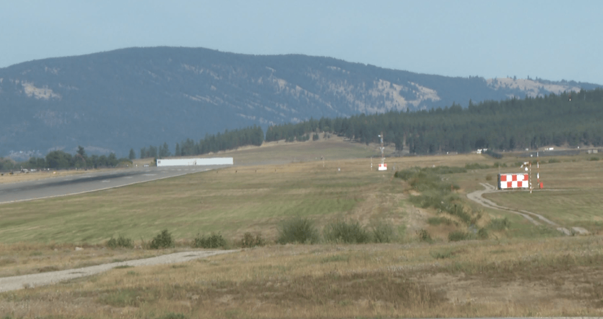 This is the east side of the Kelowna runway, where most of the new development will happen.