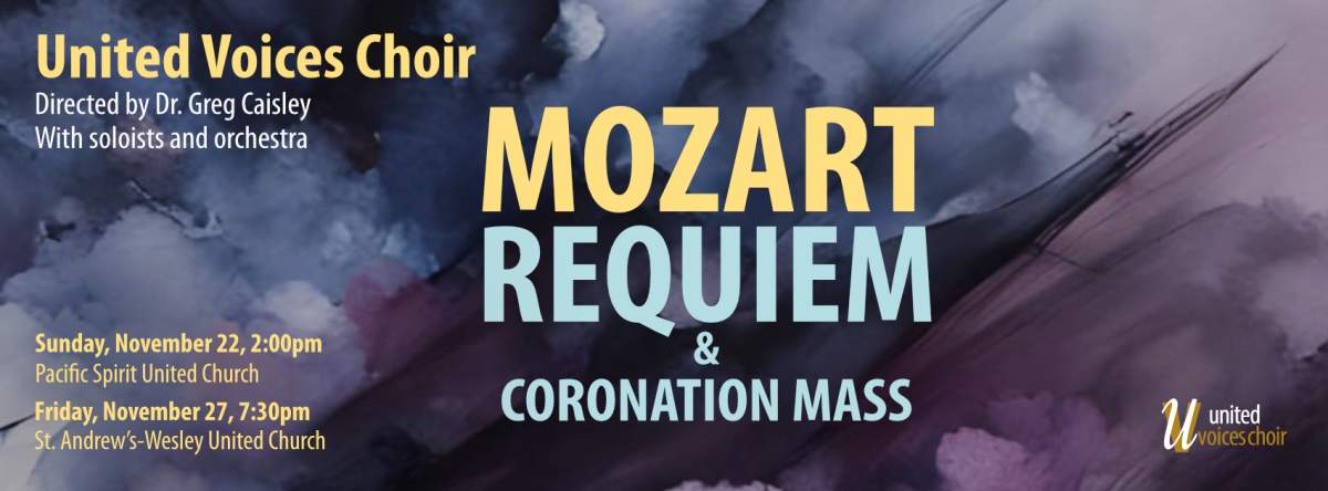 United Voices Choir: Mozart’s Requiem + Coronation Mass - image