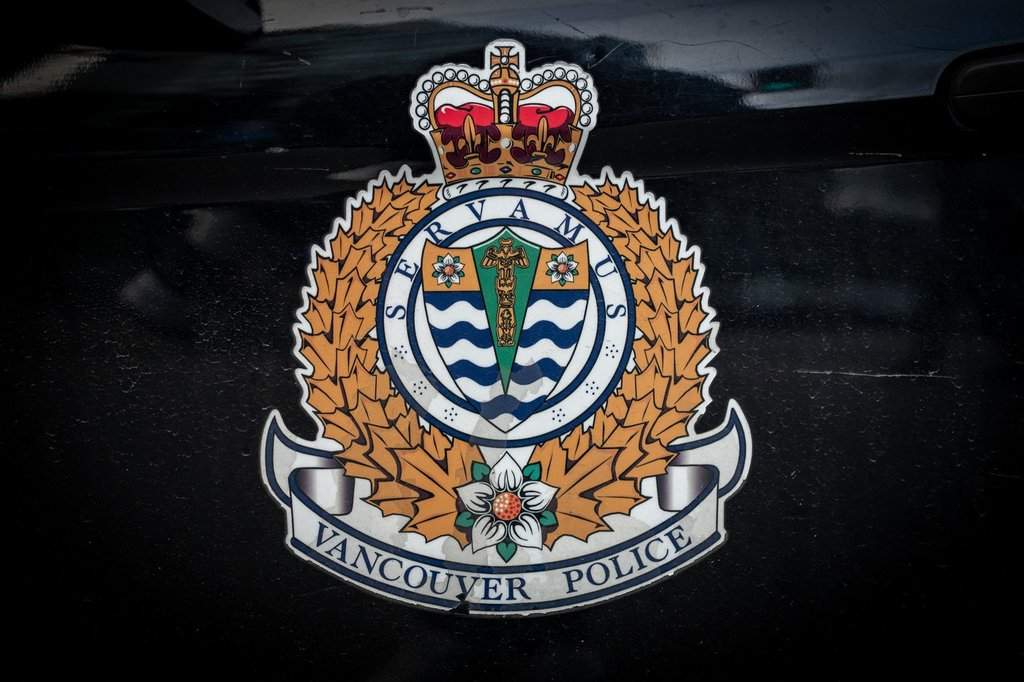 A Vancouver Police logo is pictured on a vehicle in Vancouver, on Wednesday, December 4, 2024. 