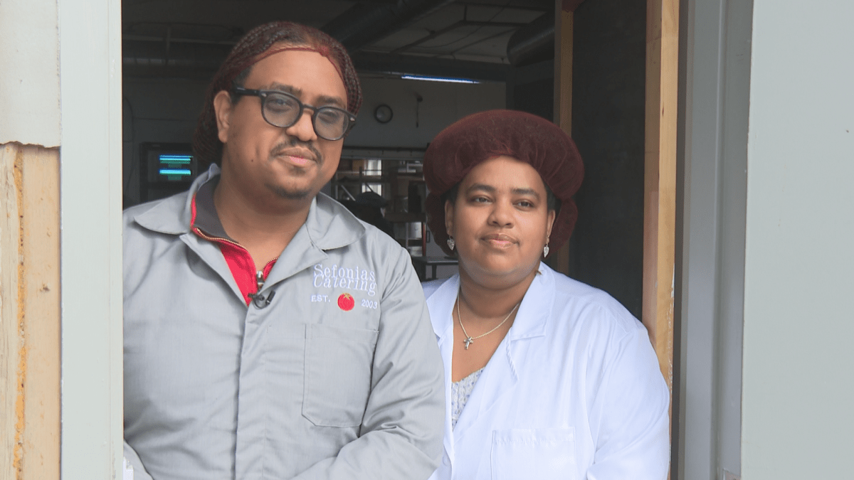 Sefonias Sameul (Left) and Gelila Samuel (Right) run Sefonias Catering, which is providing land for the Brent’s Place project.
