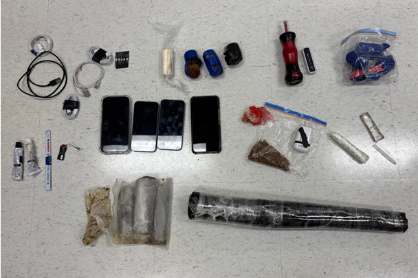 The Correctional Service of Canada (CSC) seized contraband items, including hashish, tobacco, handmade alcohol, and cellphones at Atlantic Institution, a maximum security federal institution in New Brunswick.