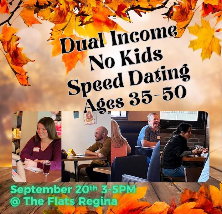 Regina Special Event: Dual Income No Kids Speed Dating: Ages 35-50 - image