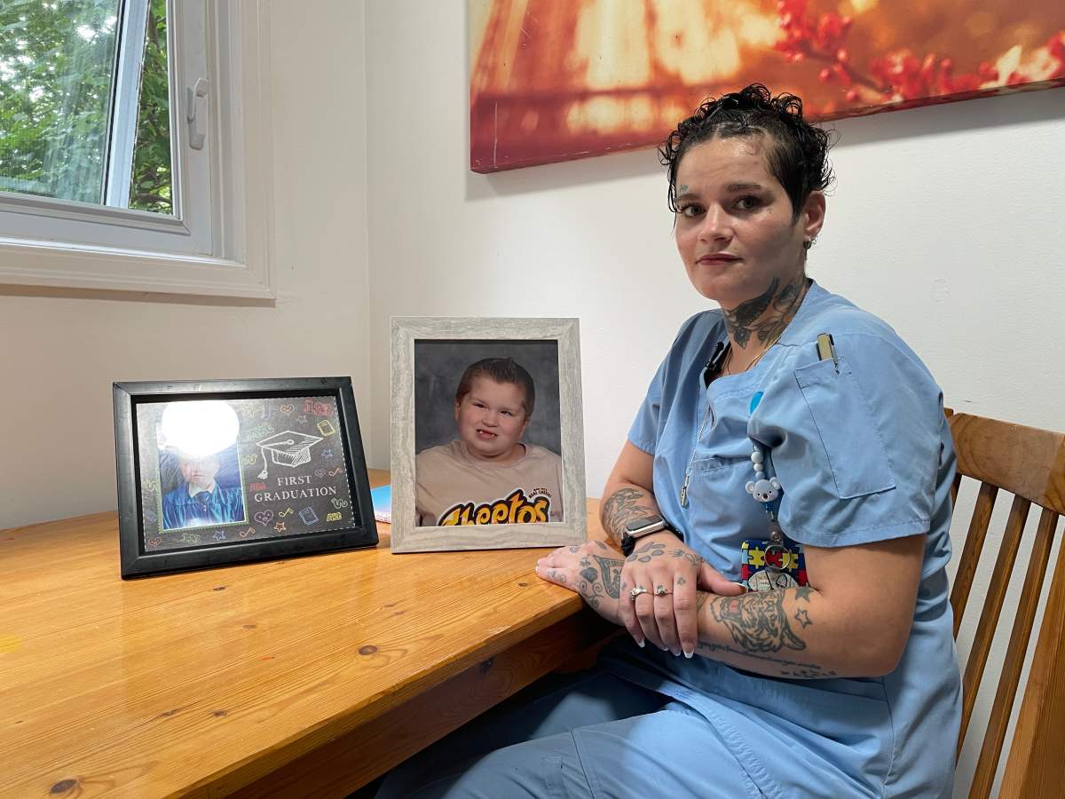 Trinity Gosby's son, Zane, is in Grade 3 at a Dartmouth, N.S. elementary school. A lack of EPAs means he hasn't been able to attend school full time.