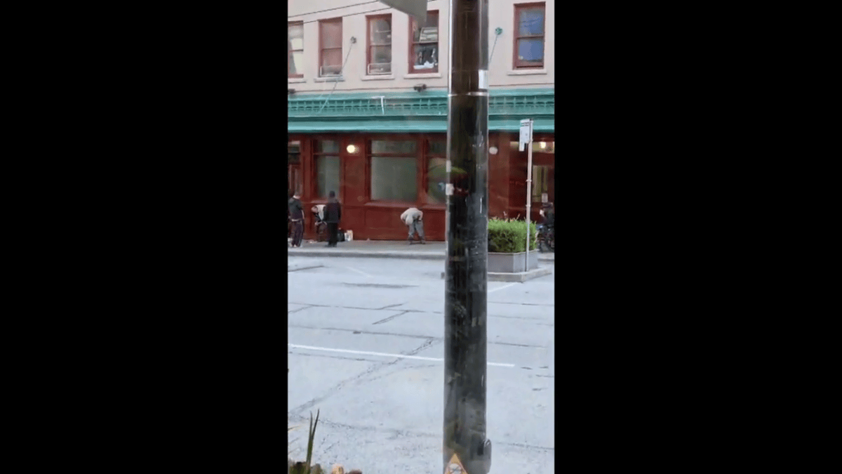 Kurtis Lemon said it is common to see open drug use and street disorder across the street from his flower shop.