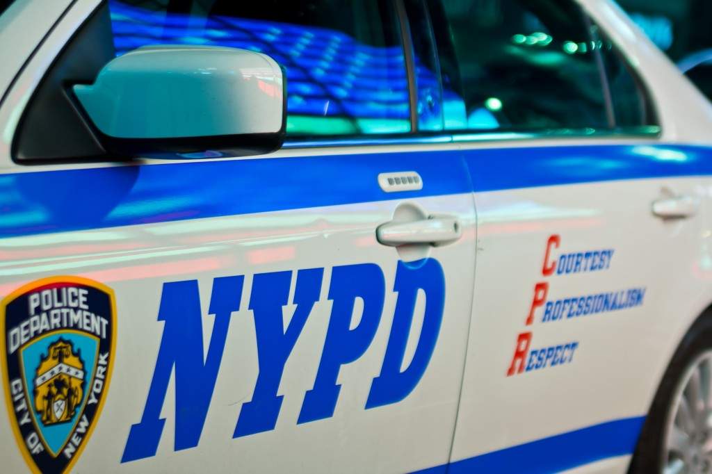 A a file photo of a New York City Police Department (NYPD) vehicle.