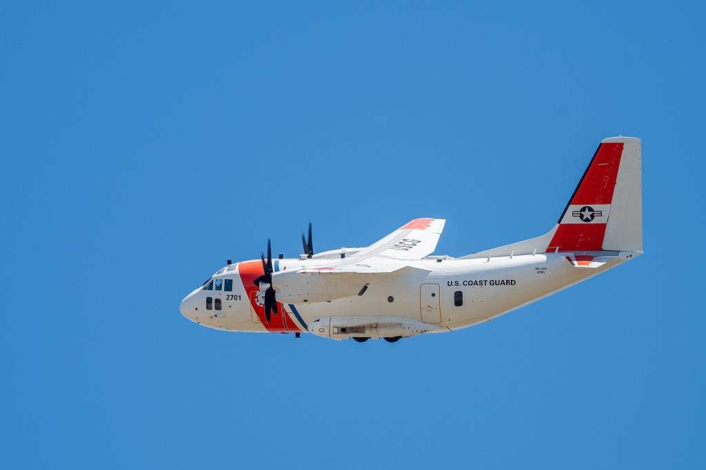 A file photo of the US Coast Guard C-27J Spartan on Sunday, June 28, 2026.