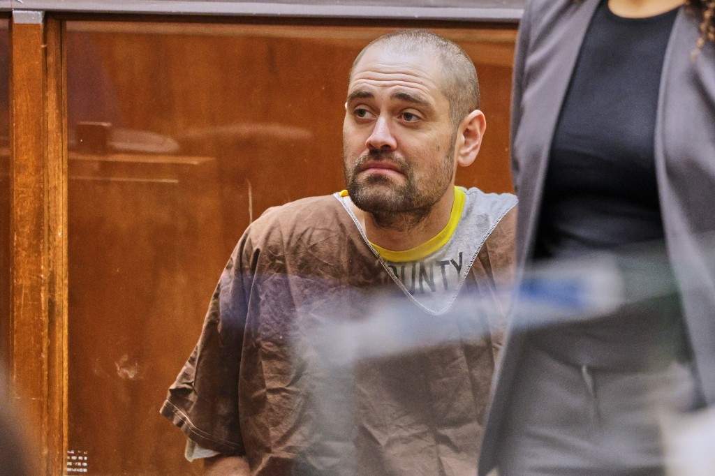 Nick Reiner pleads not guilty to two counts of first-degree murder in the deaths of his parents, Rob Reiner and Michele Singer Reiner, with public defense attorney, Kimberly Green, during his arraignment on murder charges for the deaths of his parents, Rob and Michele Reiner, Monday, Feb. 23, 2026, in Los Angeles.